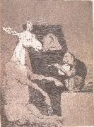 Francisco Goya Ni mas ni menos oil on canvas